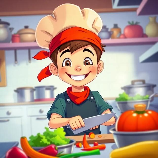 Book cover of the story titled: The Amazing Adventures of Chef Max