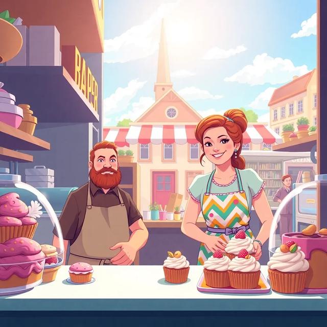Book cover of the story titled: The Baker's Gift from the Martin Family