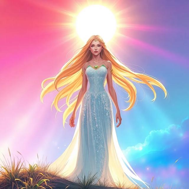 Book cover of the story titled: The Battle of Light and Dark Elements