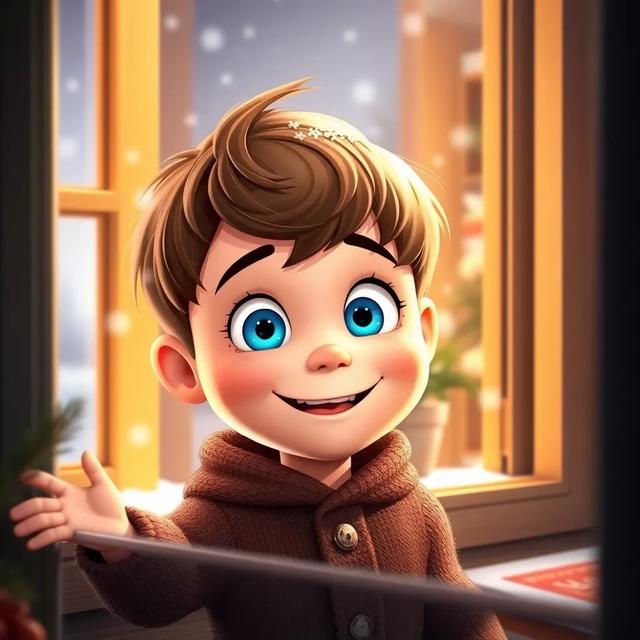 Book cover of the story titled: The Boy Who Loved Christmas