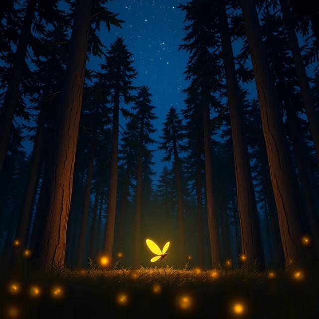Book cover of the story titled: The Brave Firefly