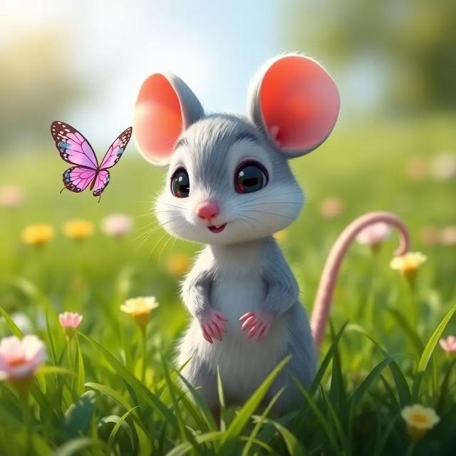 Book cover of the story titled: The Brave Little Mouse