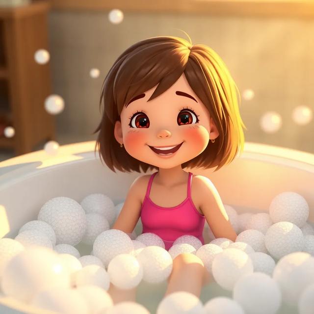 Book cover of the story titled: The Bubbly Bath Adventure