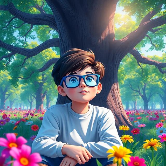 Book cover of the story titled: The Colorful Minds of Leo and Mia