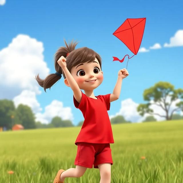 Book cover of the story titled: The Enchanted Kite
