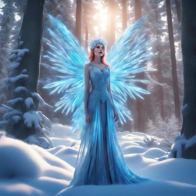 Book cover of the story titled: The Fairy Queen of Winter