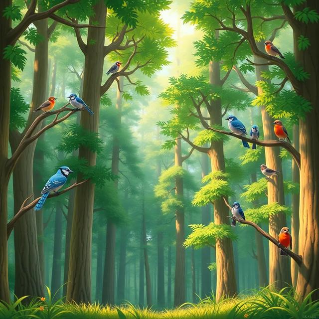 Book cover of the story titled: The Fantastic Feathered Friends