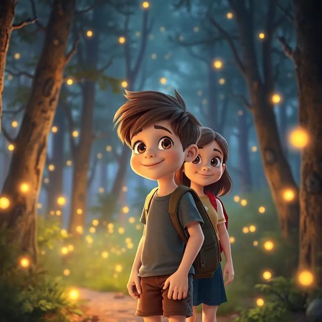 Book cover of the story titled: The Firefly Festival