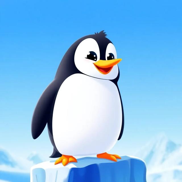 Book cover of the story titled: The Flying Penguin