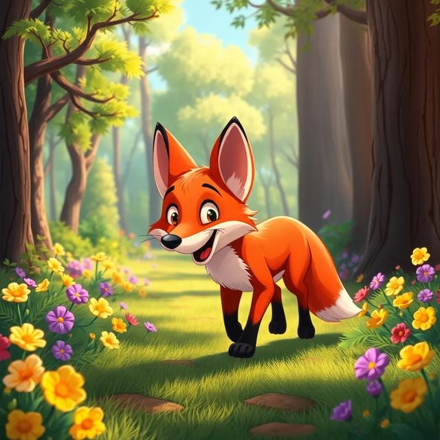 Book cover of the story titled: The Fox and the Grapes