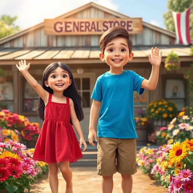 Book cover of the story titled: The General Store Mystery