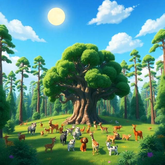 Book cover of the story titled: The Great Forest Orchestra