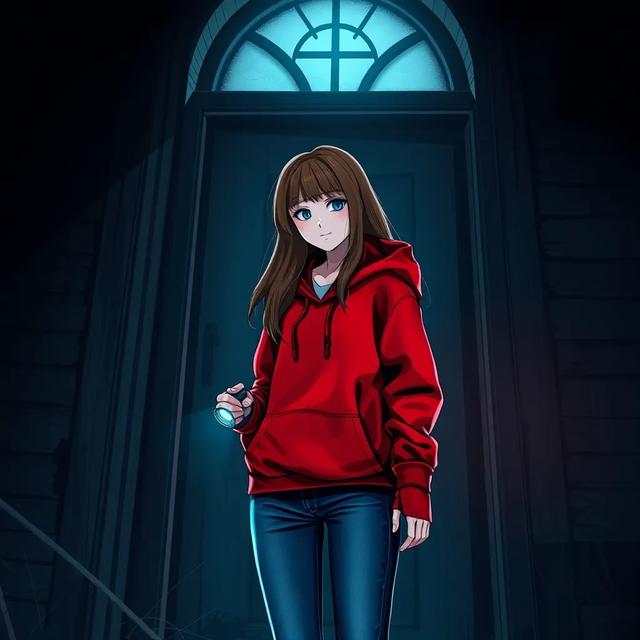 Book cover of the story titled: The Haunted Night in the Old House