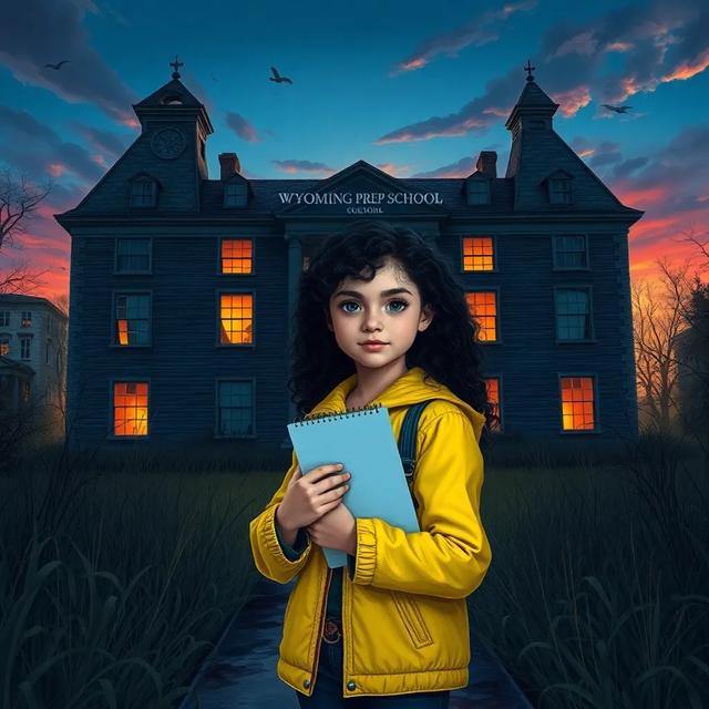 Book cover of the story titled: The Haunting of Wyoming Prep