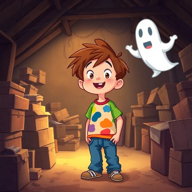 Book cover of the story titled: The Hilarious Haunt of Harry