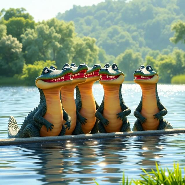 Book cover of the story titled: The Investi-Gators' Great Mystery