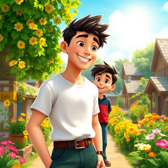 Book cover of the story titled: The Journey of Leo