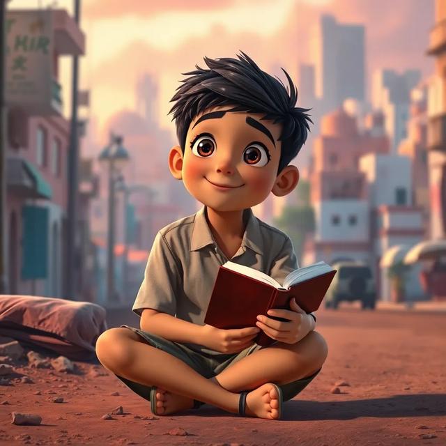 Book cover of the story titled: The Journey of Samir: From Rags to Riches