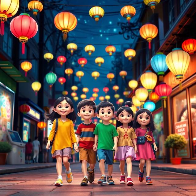 Book cover of the story titled: The Lantern Festival Adventure