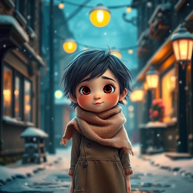 Book cover of the story titled: The Little Match Girl
