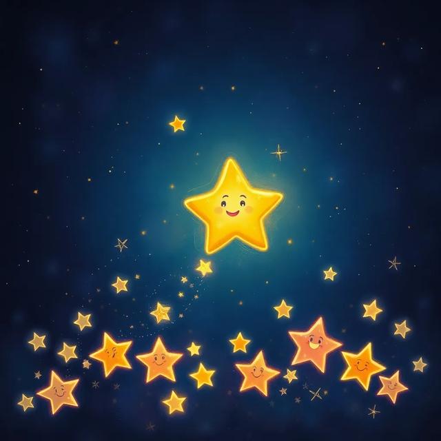 Book cover of the story titled: The Little Star Who Got Lost
