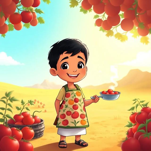 Book cover of the story titled: The Little Village Chef