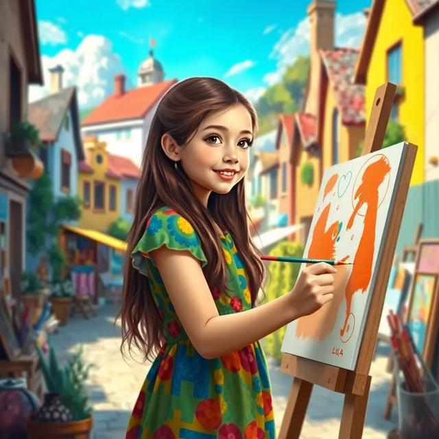 Book cover of the story titled: The Magic Brush of Six Stories