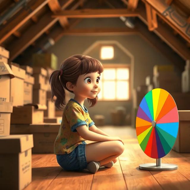 Book cover of the story titled: The Magic of the Color Wheel