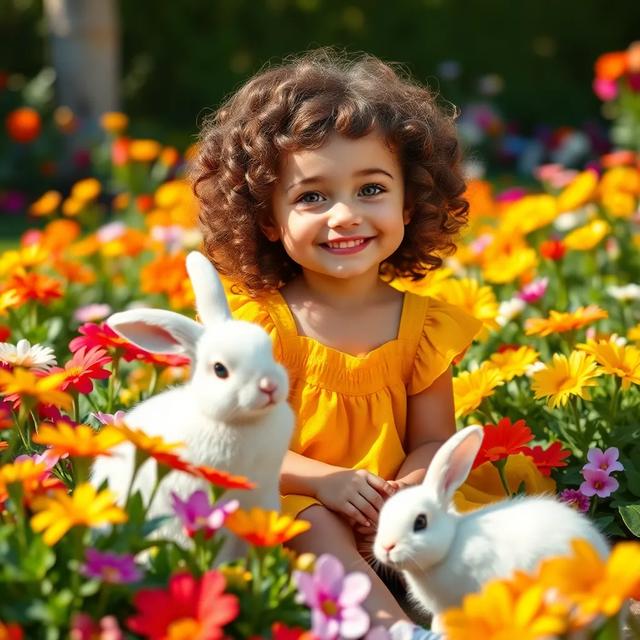 Book cover of the story titled: The Magical Adventure of Bella and her Bunny