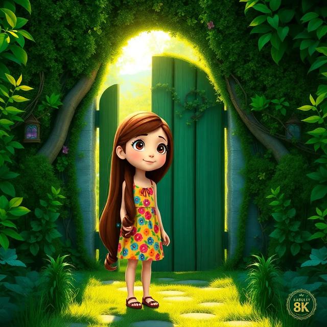 Book cover of the story titled: The Magical Garden of Giggles