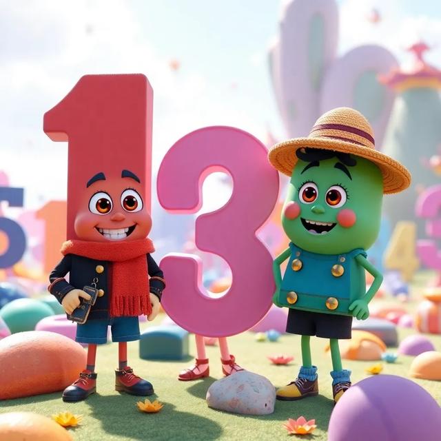 Book cover of the story titled: The Magical Journey of Number One