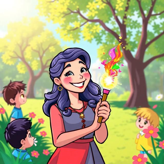 Book cover of the story titled: The Magical Wand of Wanda