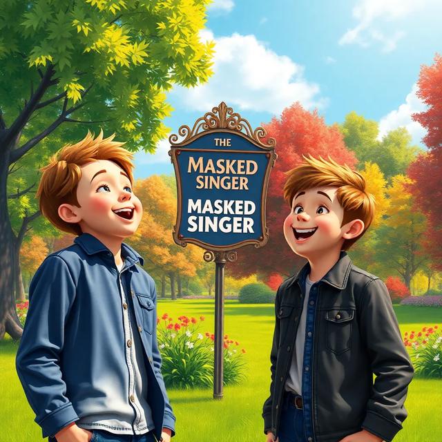 Book cover of the story titled: The Masked Singer Adventure