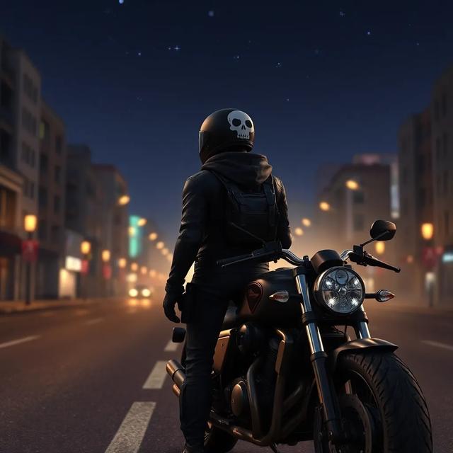 Book cover of the story titled: The Midnight Rider