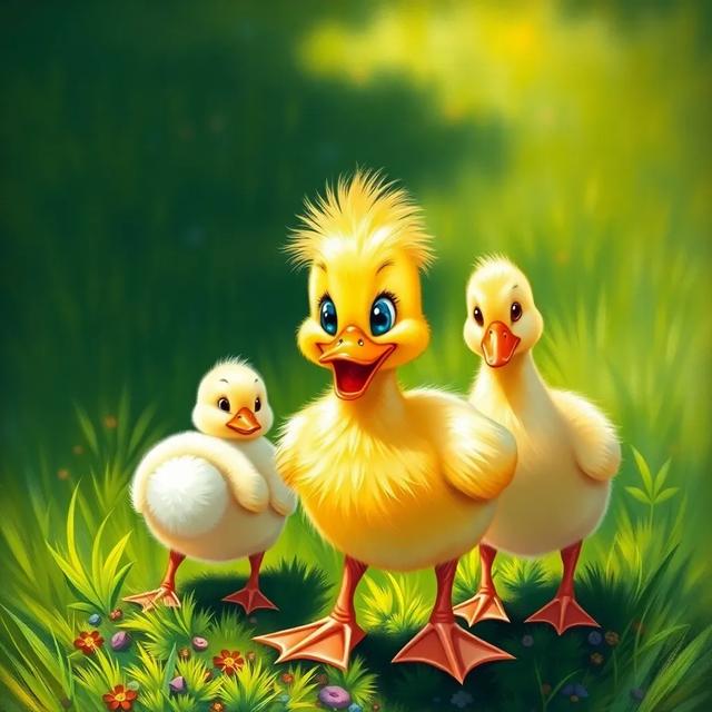 Book cover of the story titled: The Quacky Adventure of Daisy and her Friends