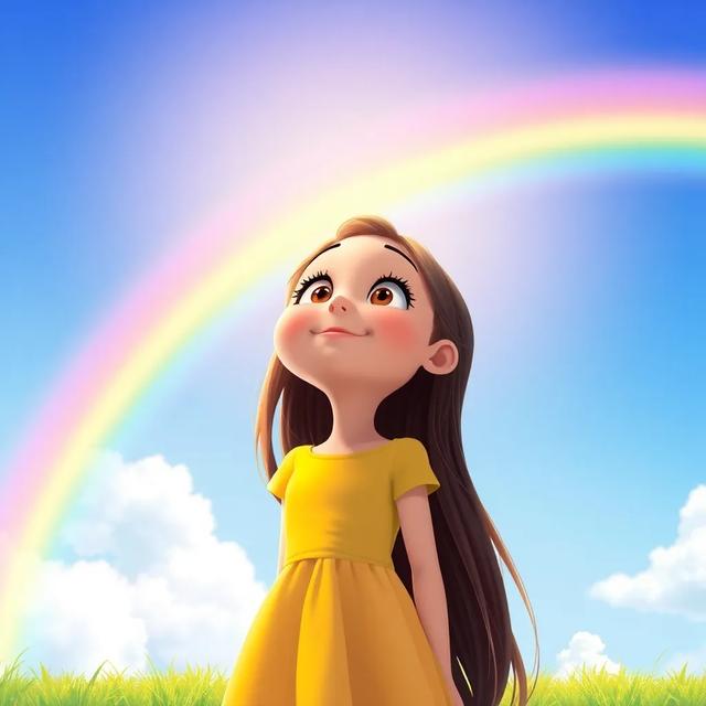 Book cover of the story titled: The Rainbow Bridge