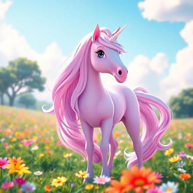 Book cover of the story titled: The Rainbow Unicorn's Quest
