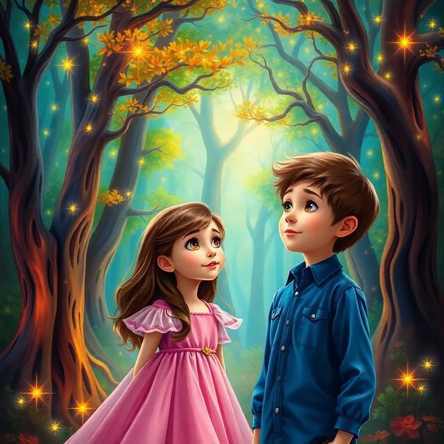 Book cover of the story titled: The Secrets of Story Magic Forest