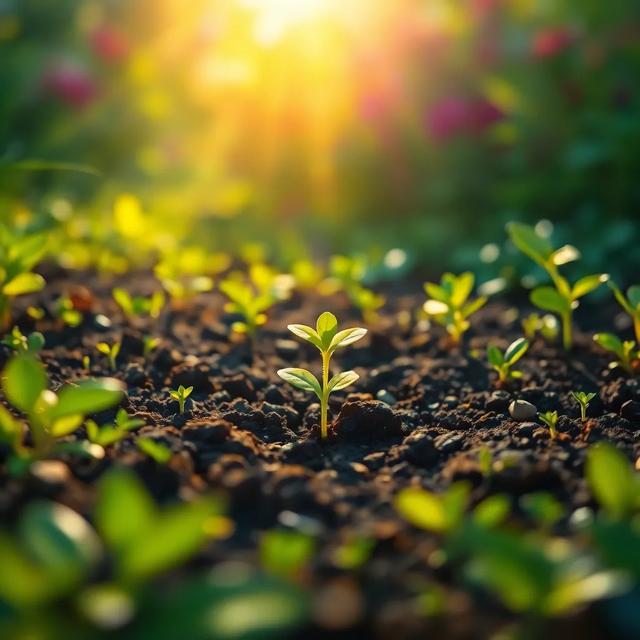 Book cover of the story titled: The Seedling's Strength: Growth Through Consistent Effort