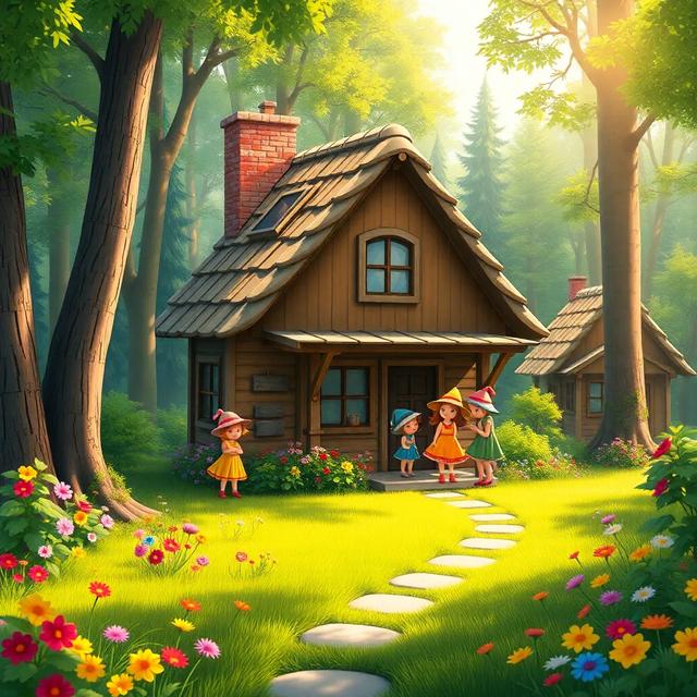 Book cover of the story titled: The Seven Sisters' Adventure