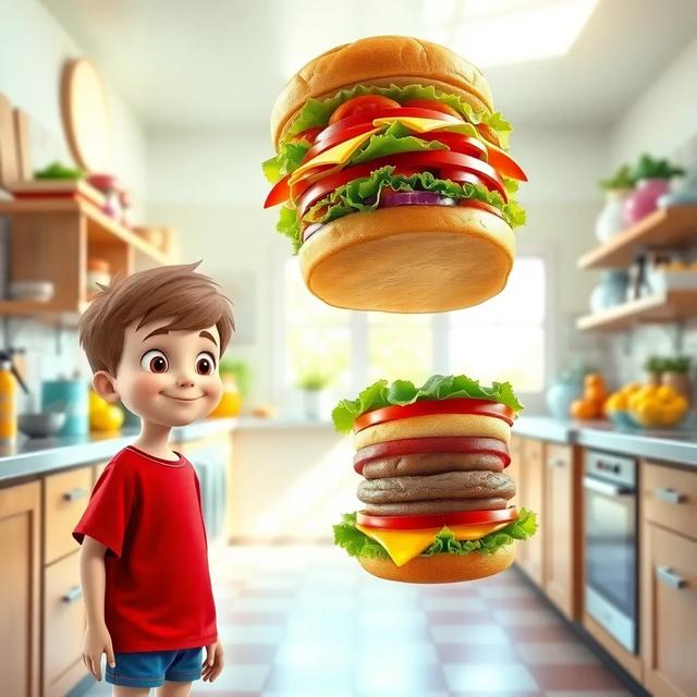 Book cover of the story titled: The Silly Sandwich Surprise