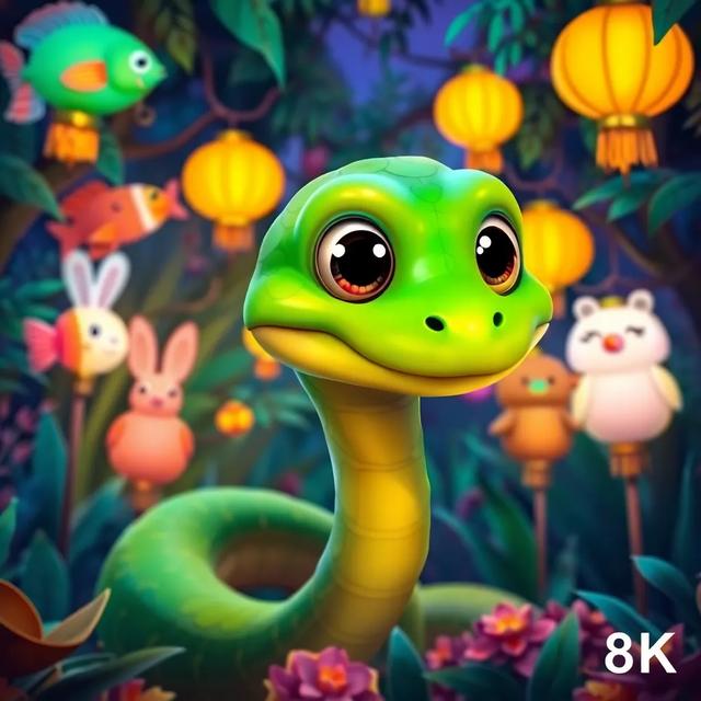 Book cover of the story titled: The Snake's Lantern Festival