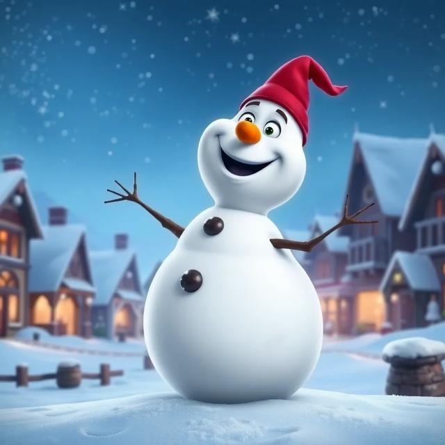 Book cover of the story titled: The Snowman Who Wanted to Dance