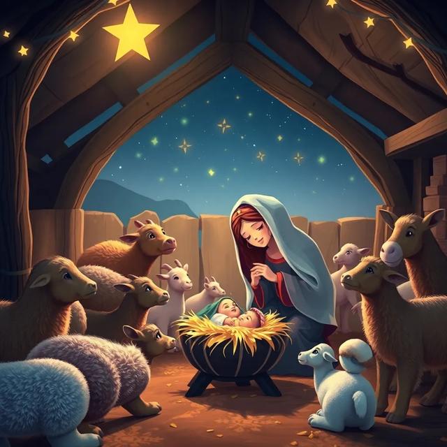 Book cover of the story titled: The Special Baby of Bethlehem