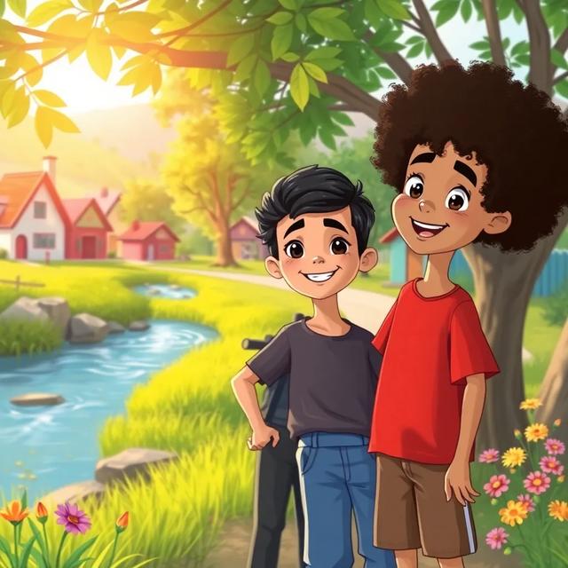 Book cover of the story titled: The Tale of Good and Evil: Muhammad and Zayd