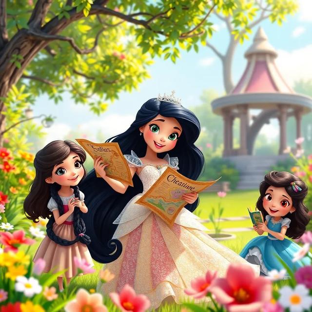 Book cover of the story titled: The Tale of Princess Bella and Her Sisters