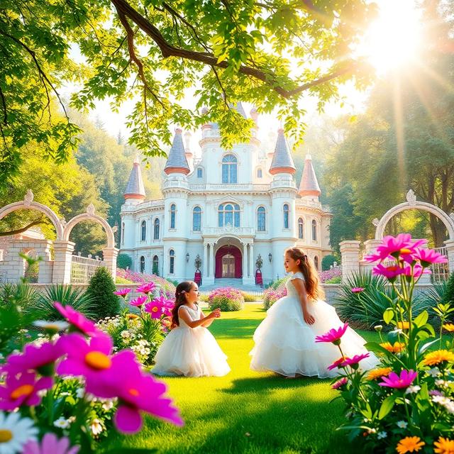 Book cover of the story titled: The Tale of the Twin Princesses
