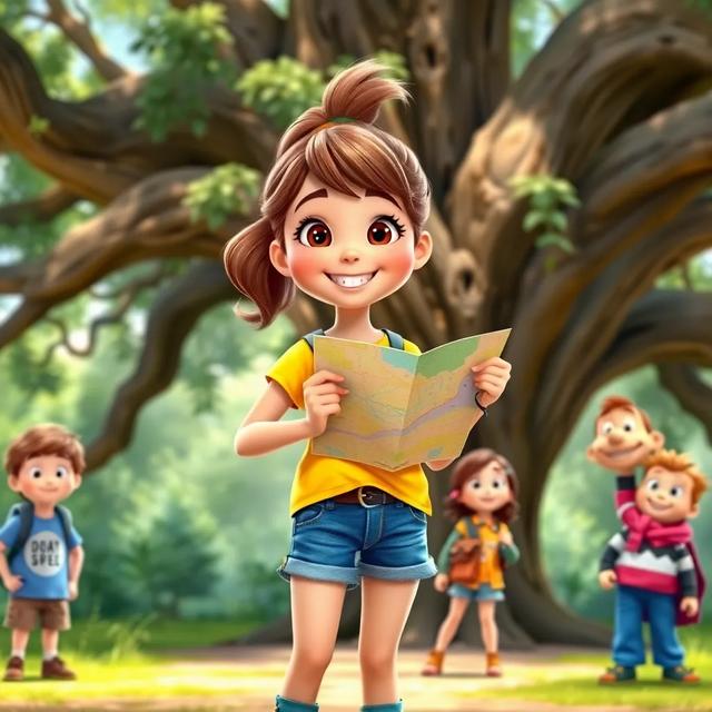 Book cover of the story titled: The Treasure Hunt of Silly Sally