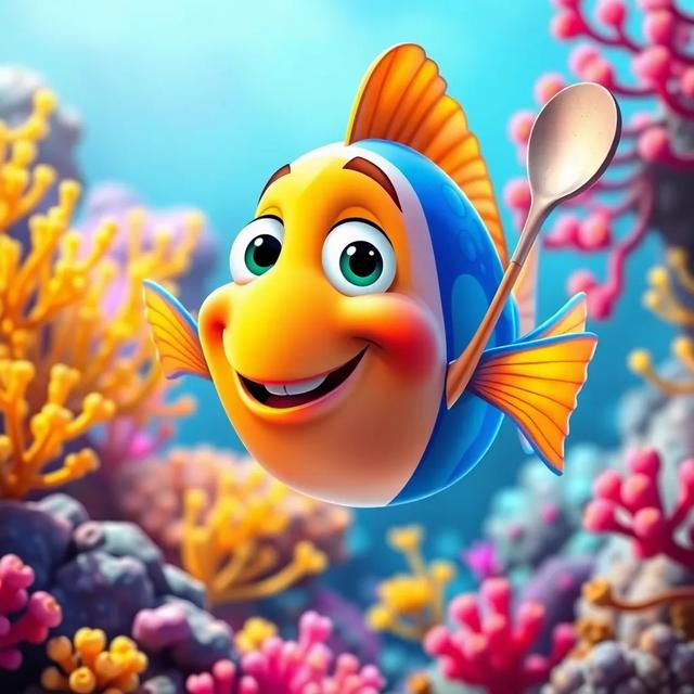 Book cover of the story titled: The Underwater Kitchen Adventure