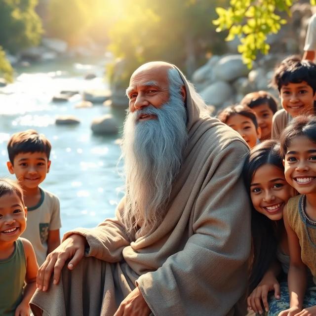 Book cover of the story titled: The Wisdom of the Old Man